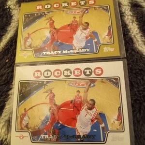 2008-09 Topps Tracy McGrady #111 base & Gold Numbered out of 2008